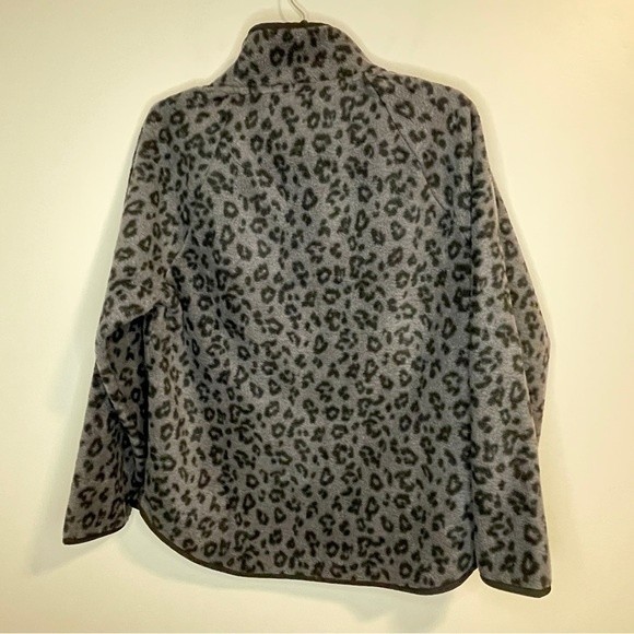 J Crew Quilted Fleece pullover size M - Picture 2 of 6